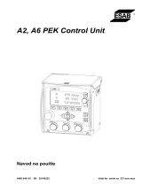 ESAB A6 - Control unit Používateľská príručka