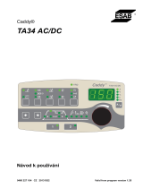 ESAB TA34 AC/DC Používateľská príručka