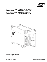 ESAB Warrior™ 400i cc/cv, Warrior™ 500i cc/cv Používateľská príručka