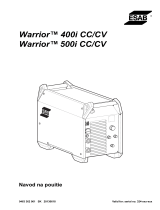 ESAB Warrior™ 500i cc/cv Používateľská príručka