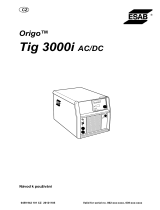 ESAB Tig 3000i AC/DC Používateľská príručka