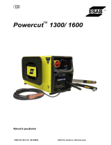 ESAB PowerCut 1300/1600 Používateľská príručka