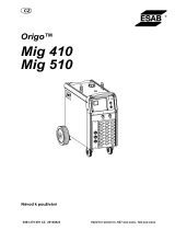 ESAB Mig 510 Origo™ Používateľská príručka