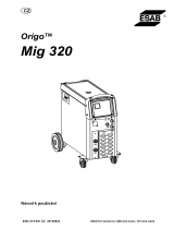 ESAB Mig 320 Origo™ Používateľská príručka