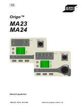 ESAB MA23, MA24 Origo™ Používateľská príručka