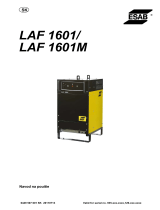 ESAB LAF 1601 / LAF 1601M Používateľská príručka