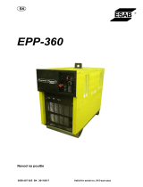 ESAB EPP-360 Používateľská príručka