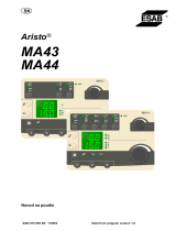 ESAB MA43, MA44 Aristo® Používateľská príručka