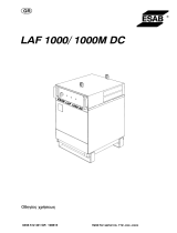ESAB LAF 1000 / LAF 1000M DC Používateľská príručka