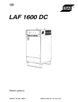 ESAB LAF 1600 Používateľská príručka