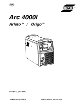 ESAB Arc 4000i Používateľská príručka