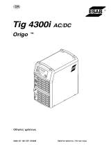 ESAB Tig 4300i AC/DC Používateľská príručka