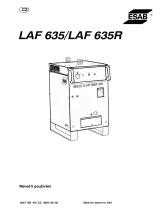 ESAB LAF 635/ LAF 635R Používateľská príručka