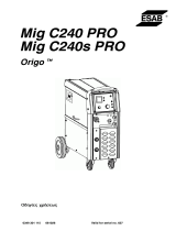 ESAB Mig C240 PRO, Mig C240s PRO Používateľská príručka