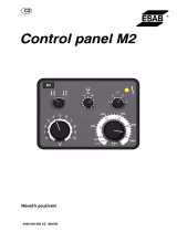 ESAB Control panel M2 Používateľská príručka