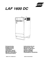 ESAB LAF 1600 Používateľská príručka