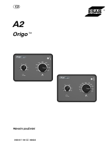 ESAB A2 Origo™ Používateľská príručka