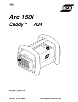 ESAB Caddy Arc 150i A34 Používateľská príručka