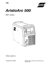 ESAB AristoArc 500 Používateľská príručka