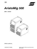 ESAB AristoMig 500 Používateľská príručka