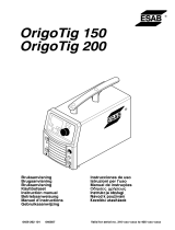 ESAB Origo™Tig 200 Používateľská príručka