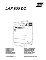 ESAB LAF 800 Používateľská príručka