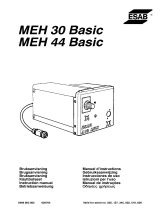 ESAB MEH 30, MEH 44 Basic Používateľská príručka
