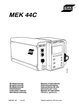 ESAB MEK 44C Používateľská príručka