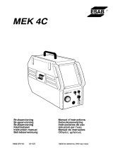 ESAB MEK 4C Používateľská príručka