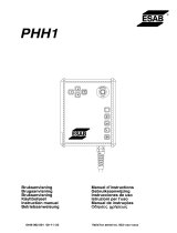 ESAB PHH 1 Používateľská príručka