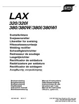 ESAB LAX 380 Používateľská príručka