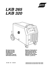 ESAB LKB 265, LKB 320 Používateľská príručka