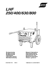 ESAB LHF 250 Používateľská príručka