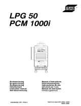 ESAB LPG 50, LPG 80 Používateľská príručka