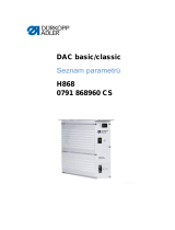 DURKOPP ADLER H868 Parameter Sheet