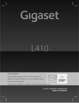 Gigaset L410 Užívateľská príručka