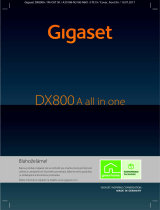 Gigaset DX800A all in one Užívateľská príručka