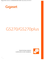 Gigaset GS270 Plus Používateľská príručka