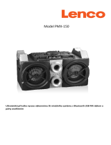 Lenco PMX-150 Používateľská príručka
