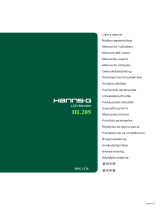 Hannspree HL205DPB Používateľská príručka