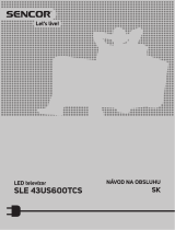 Sencor SLE 43US600TCS Používateľská príručka