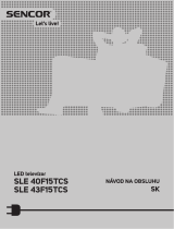 Sencor SLE 40F15TCS Používateľská príručka