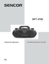 Sencor SPT 4700 Používateľská príručka