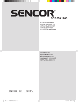 Sencor SCS WA1203 Používateľská príručka