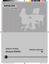 Sencor Element P005V Používateľská príručka