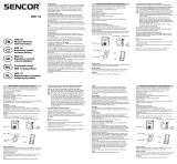 Sencor SWD 112 Používateľská príručka