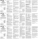 Sencor SWS TH8700-8800-7300 Používateľská príručka