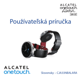 Alcatel Watch Používateľská príručka
