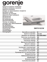 Gorenje SW-2027 Používateľská príručka