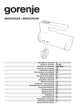 Gorenje M400ORAW Používateľská príručka